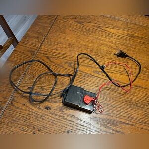 Black and Red Electronic Device